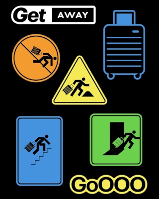 AWAY Get Away Batch 1 Stickers 01